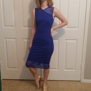 Womens Ted Baker Lucette  dress Blue sz 0